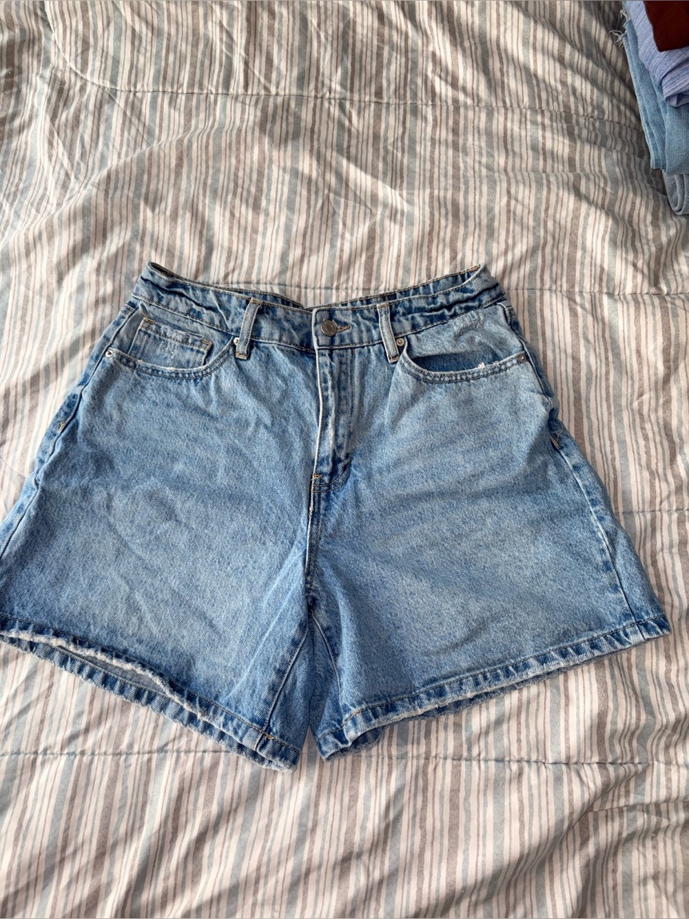 Classic Light Blue Denim Shorts